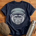 Monkey Driver Soft Teal T-Shirt - Navy