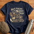 Not Taking The Gravy Train Departing Now 6 T-Shirt - Navy