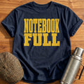 Notebook Full T-Shirt - Navy