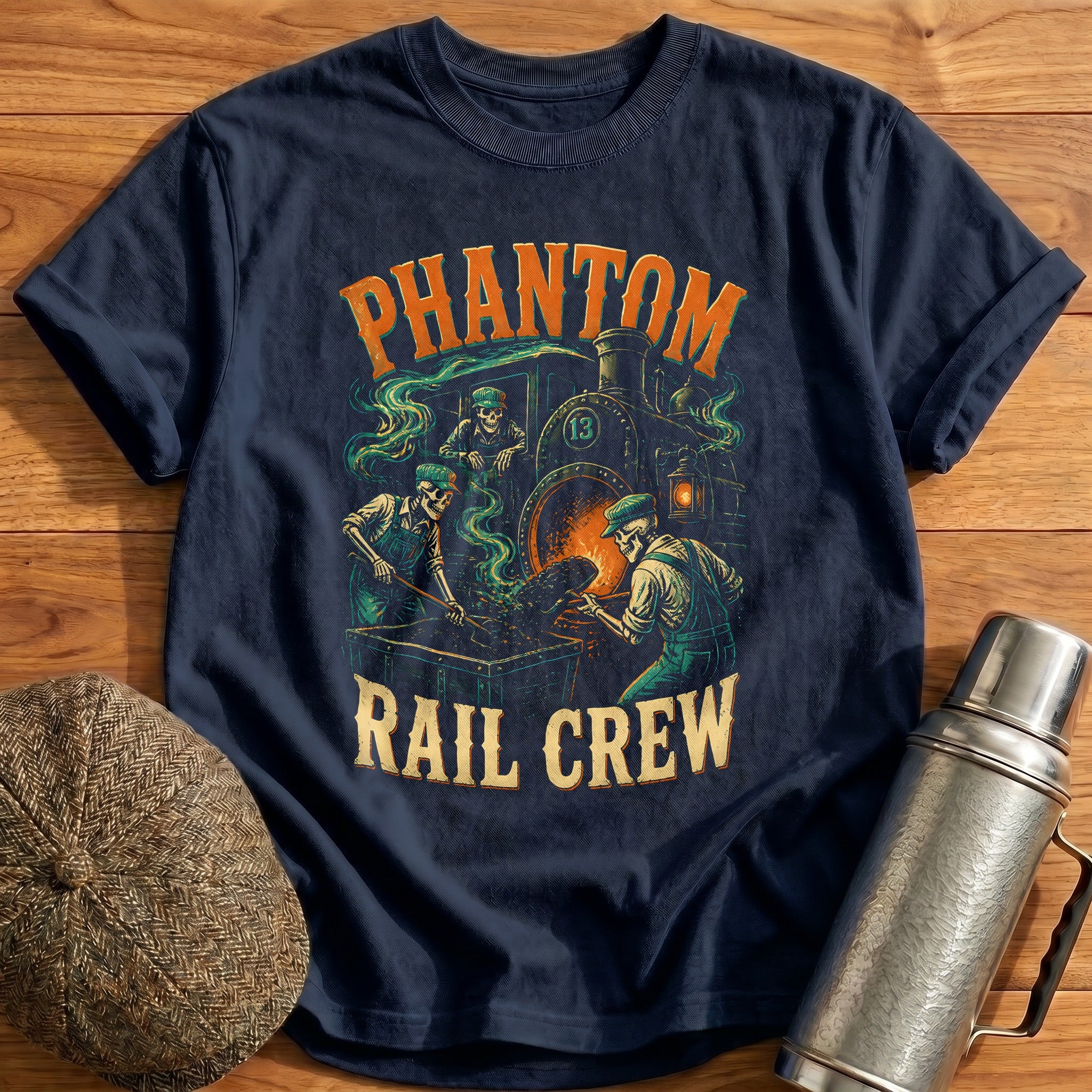 Phantom Rail Crew T-Shirt - Navy