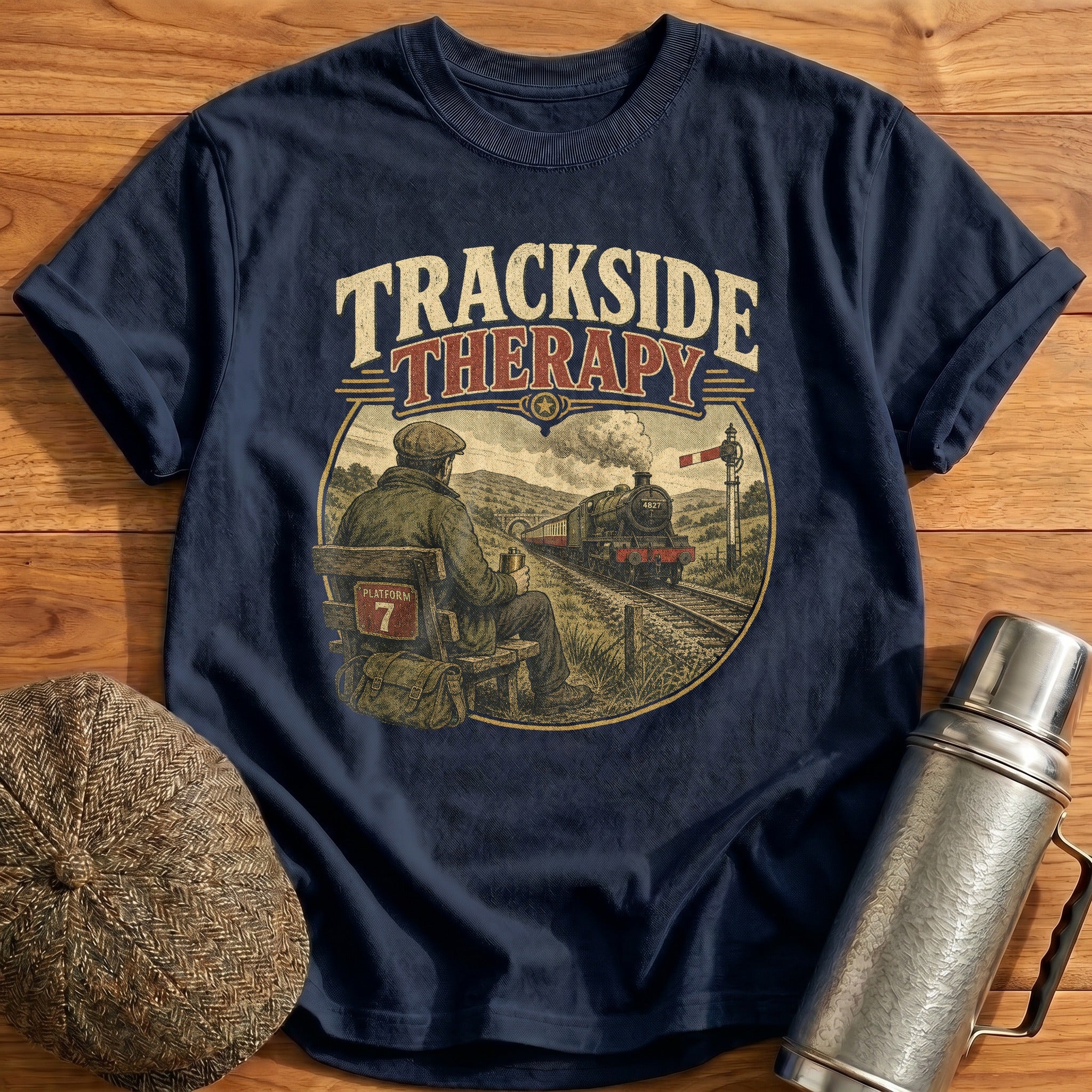 Platform Therapy T-Shirt - Navy