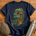 Psychedelic Train 66 Kids T-Shirt - Navy