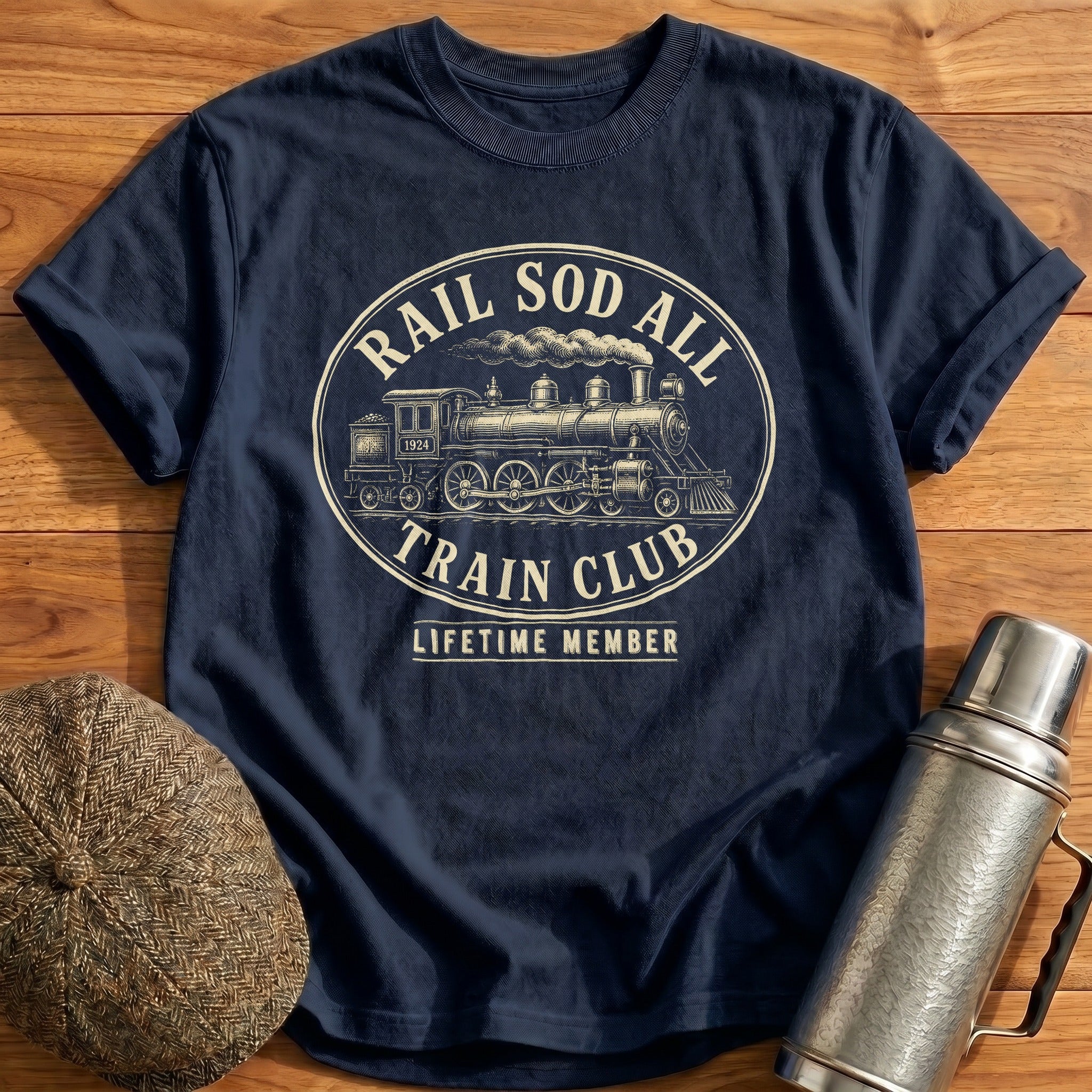 Rail Sod All Train Club T-Shirt - Navy
