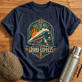 Ride the Rails T-Shirt - Navy
