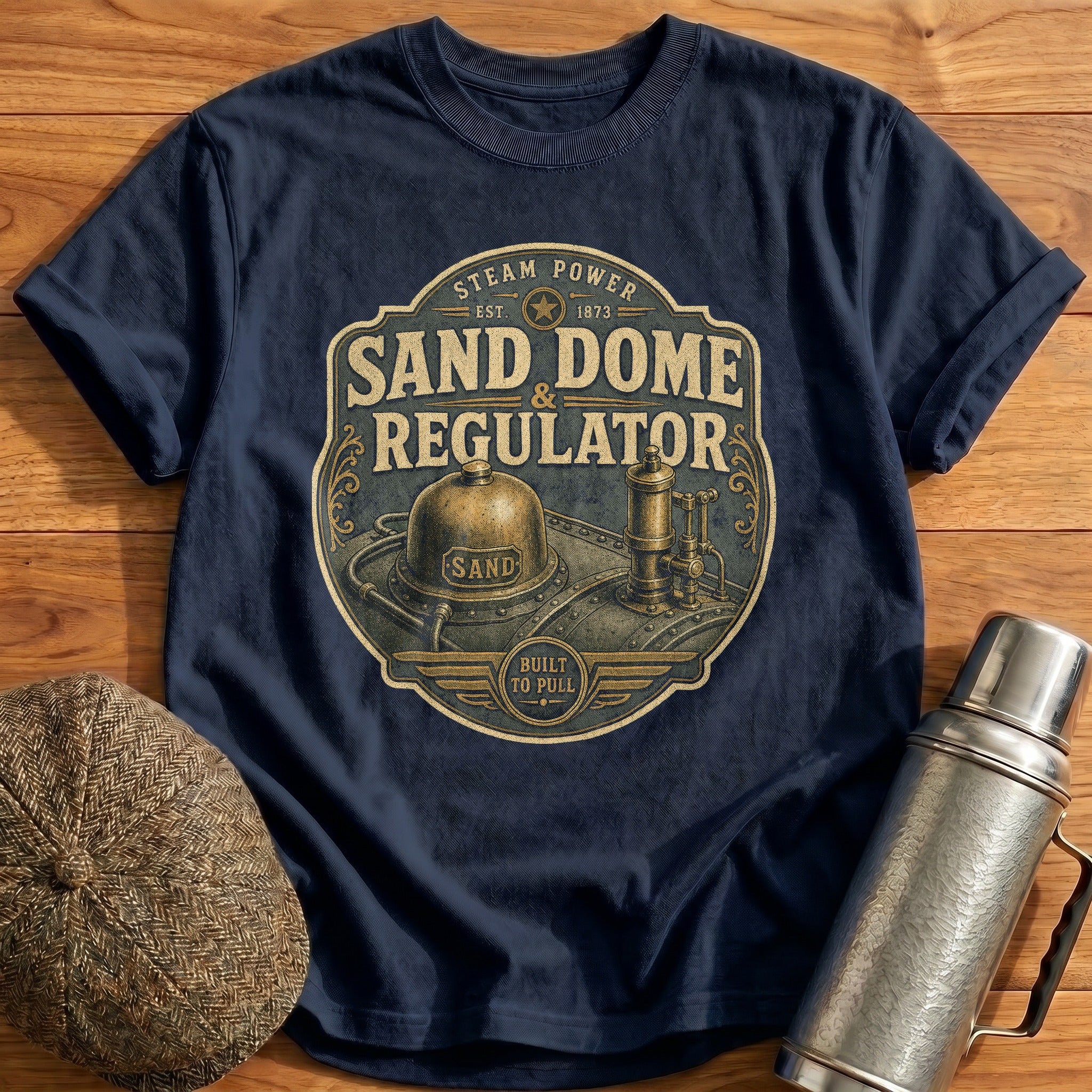 Sand Dome & Regulator T-Shirt - Navy