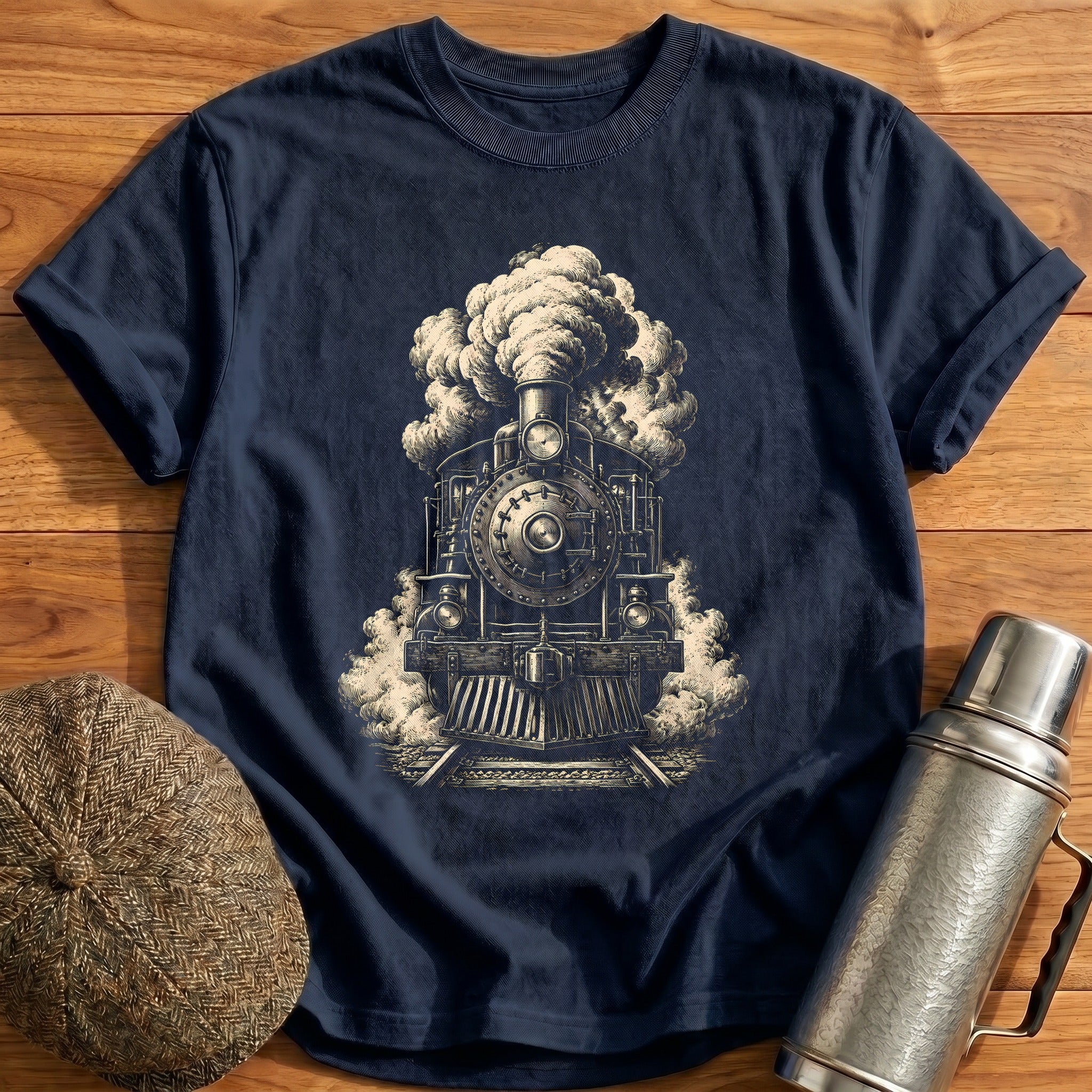 Smoke & Steam T-Shirt - Navy