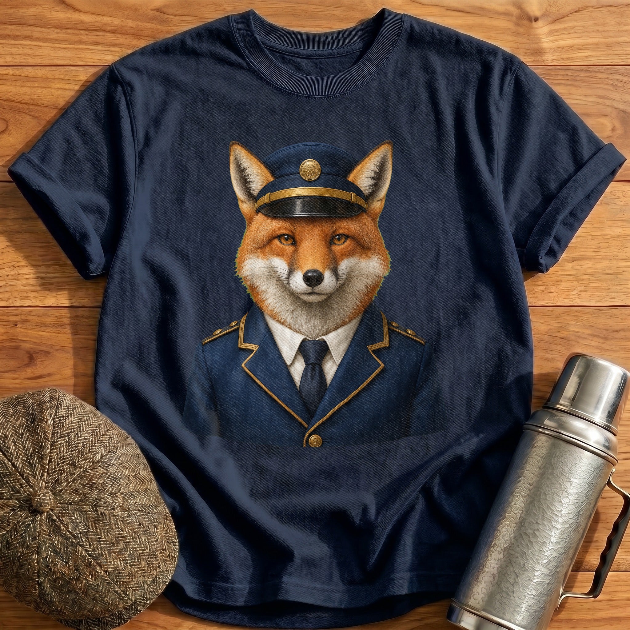 Stationmaster's Watch T-Shirt - Navy