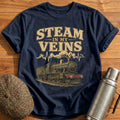 Steam in My Veins T-Shirt - Navy