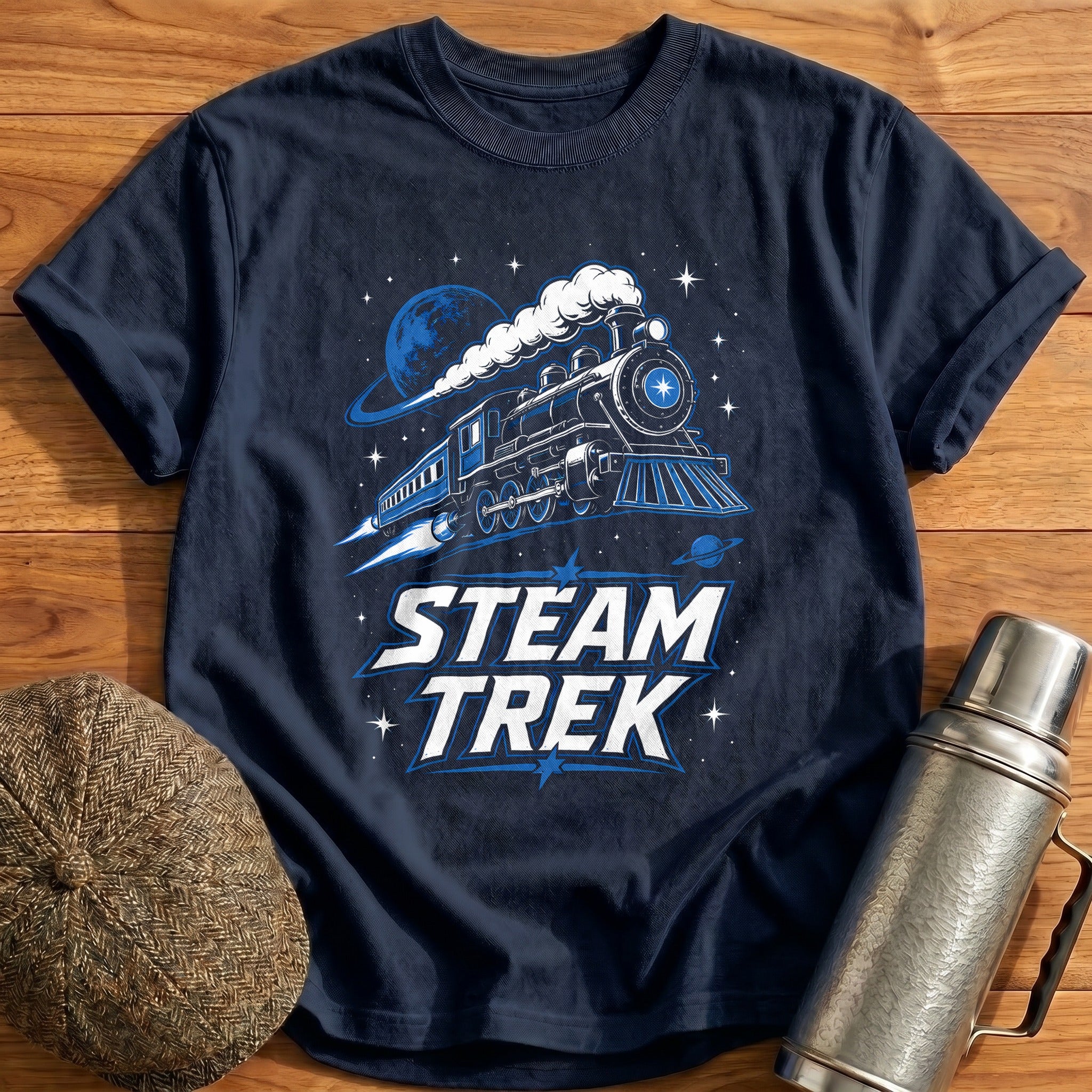 Steam Trek 58 T-Shirt - Navy