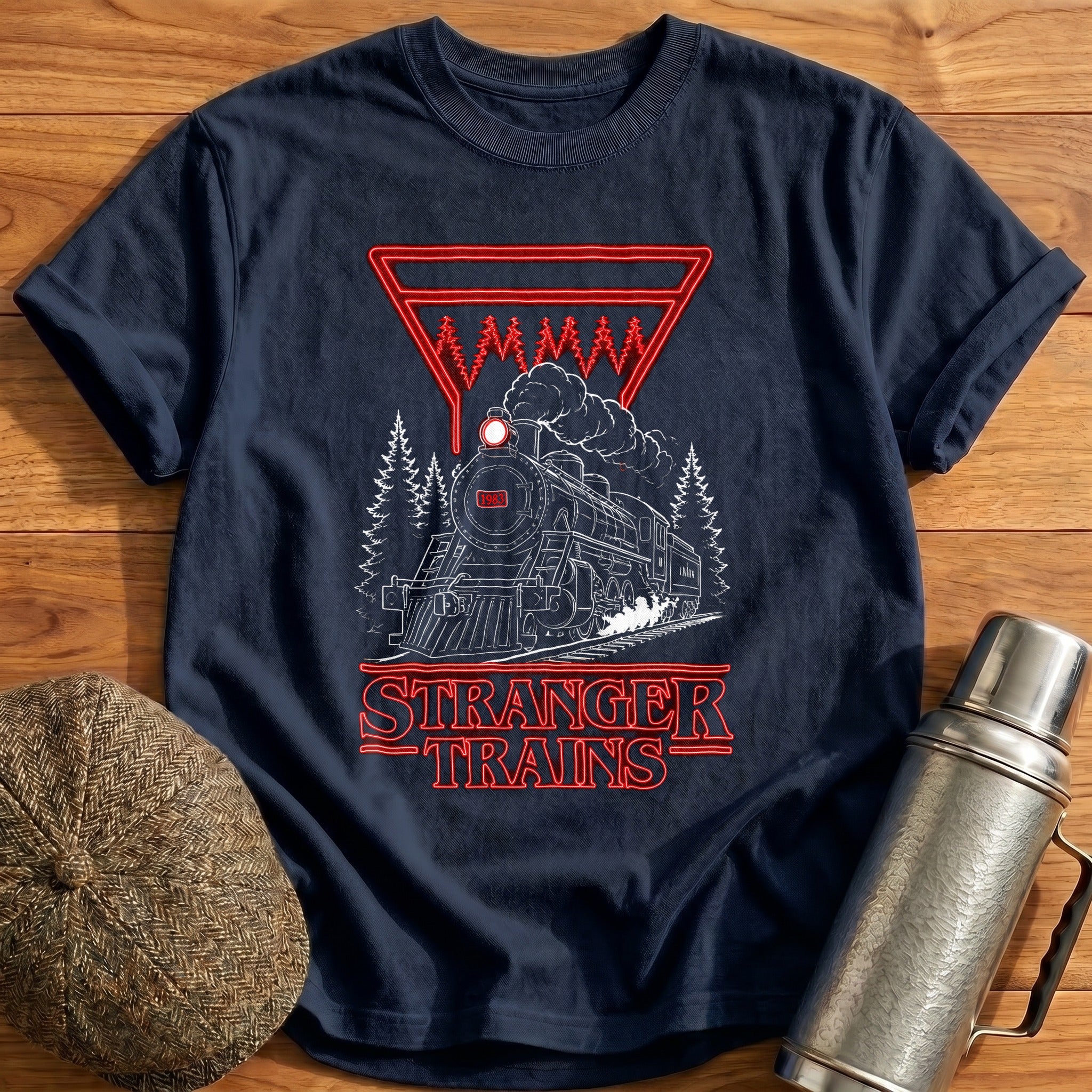 Stranger Trains 97 T-Shirt - Navy