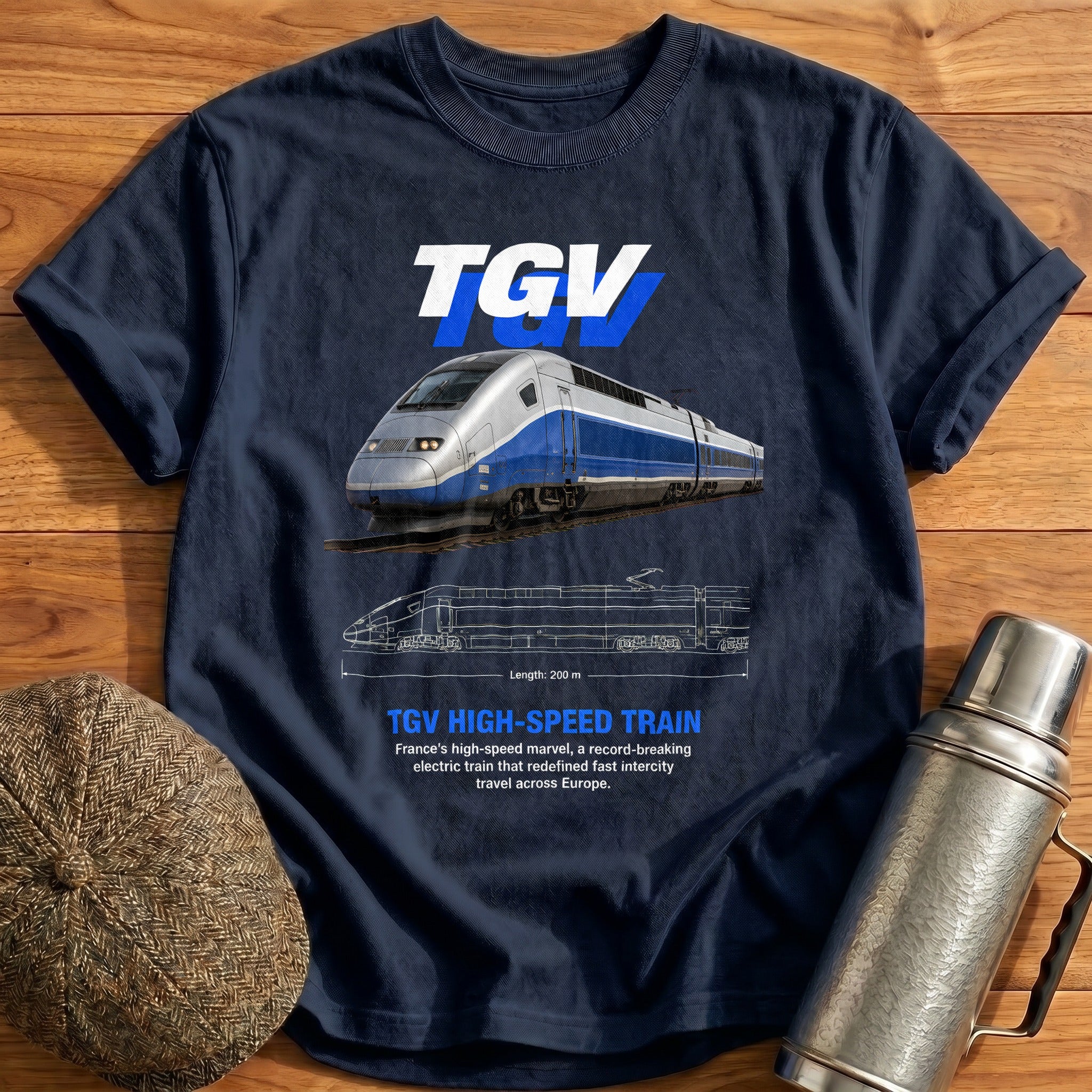 Tgv 61 T-Shirt - Navy