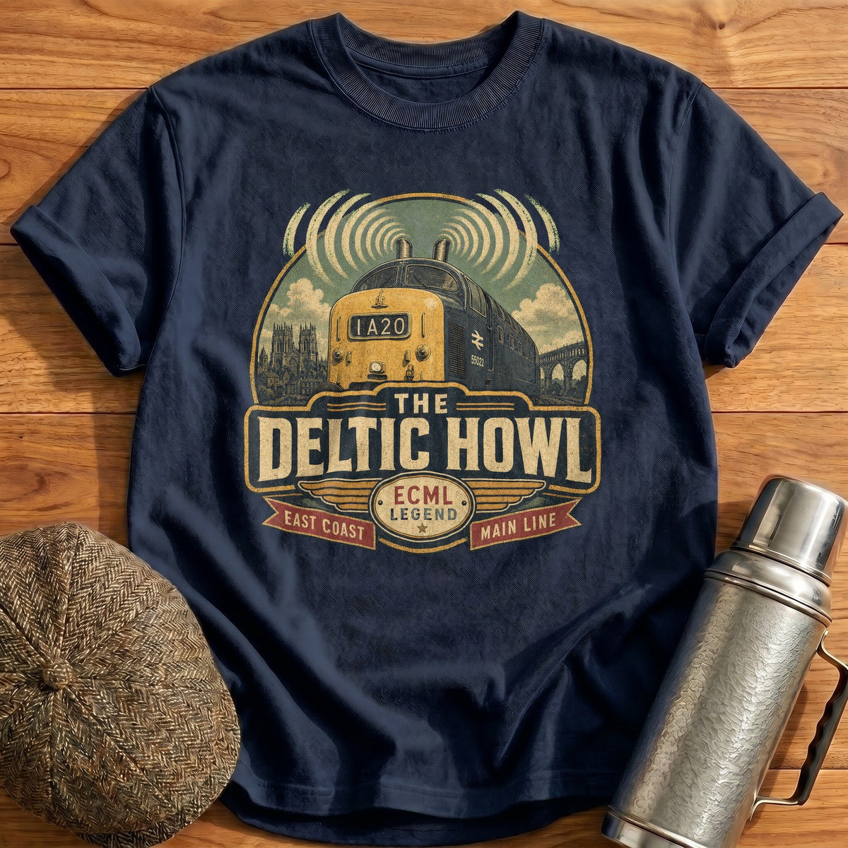 The Deltic Howl Kids T-Shirt - Navy