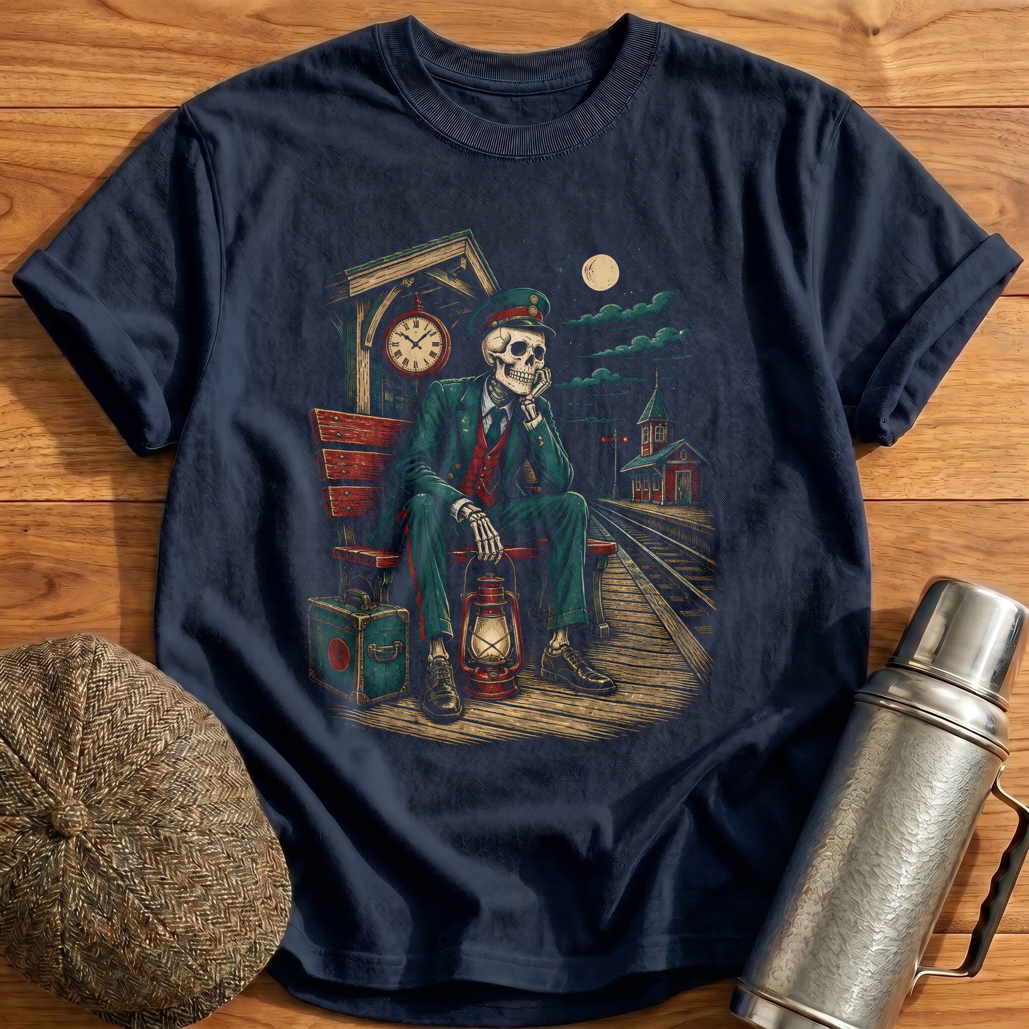 The Long Wait T-Shirt - Navy