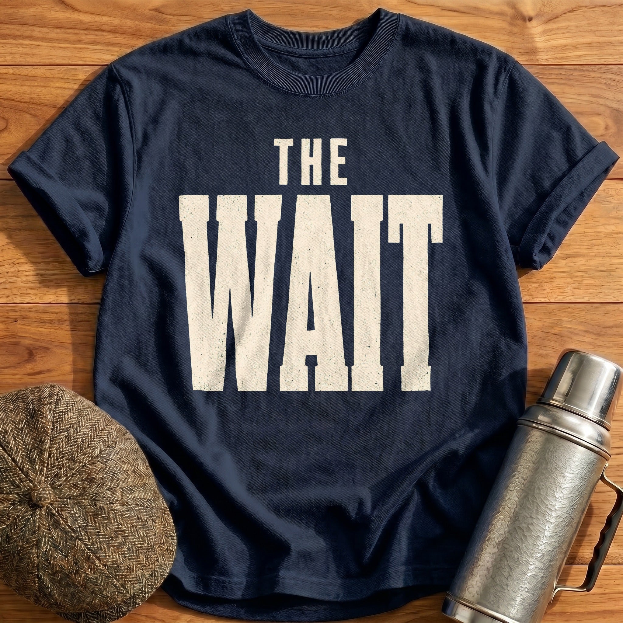 The Wait T-Shirt - Navy