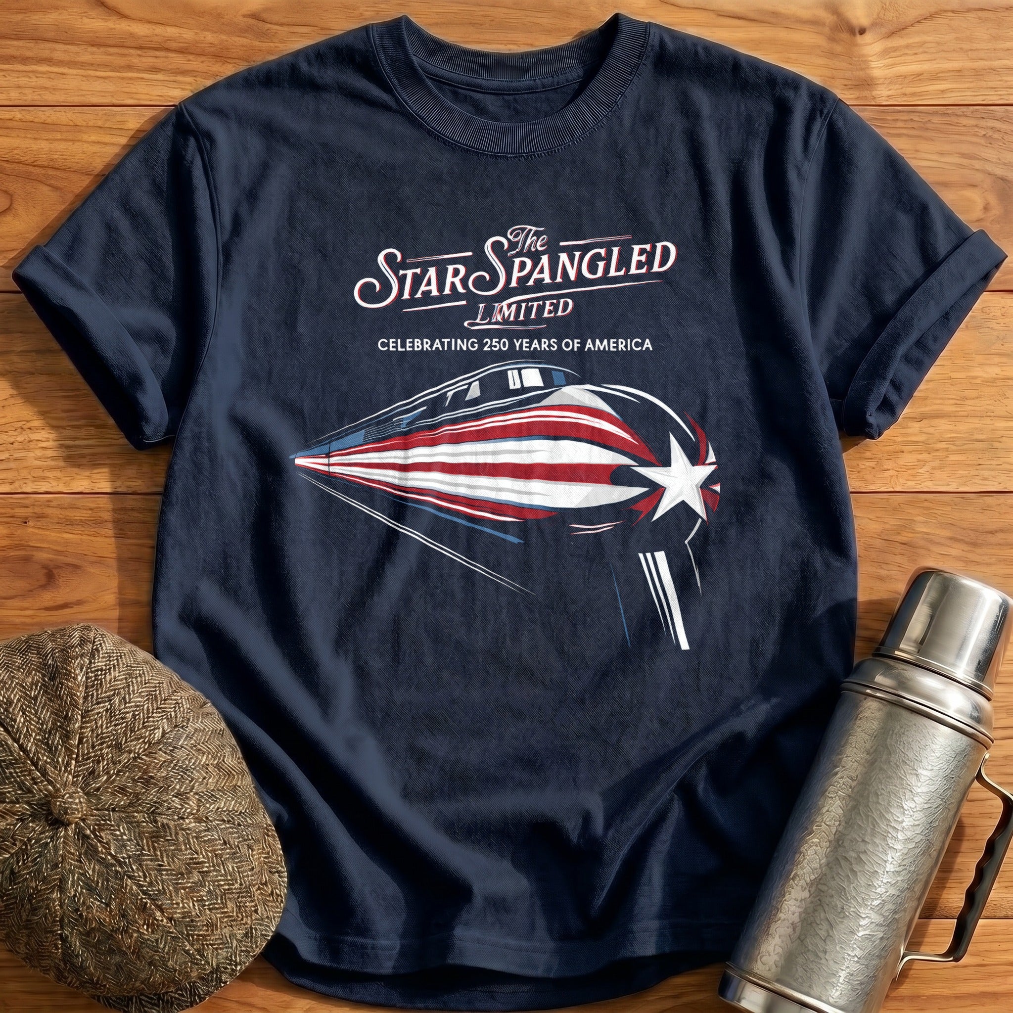 The_Star-Spangled_Limited_Patriotic T-Shirt - Navy