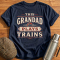 This Grandad Plays Trains - Navy