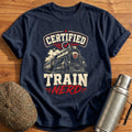 Train Nerd 76 Kids T-Shirt - Navy