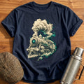 Train Smoke Surreal 57 T-Shirt - Navy