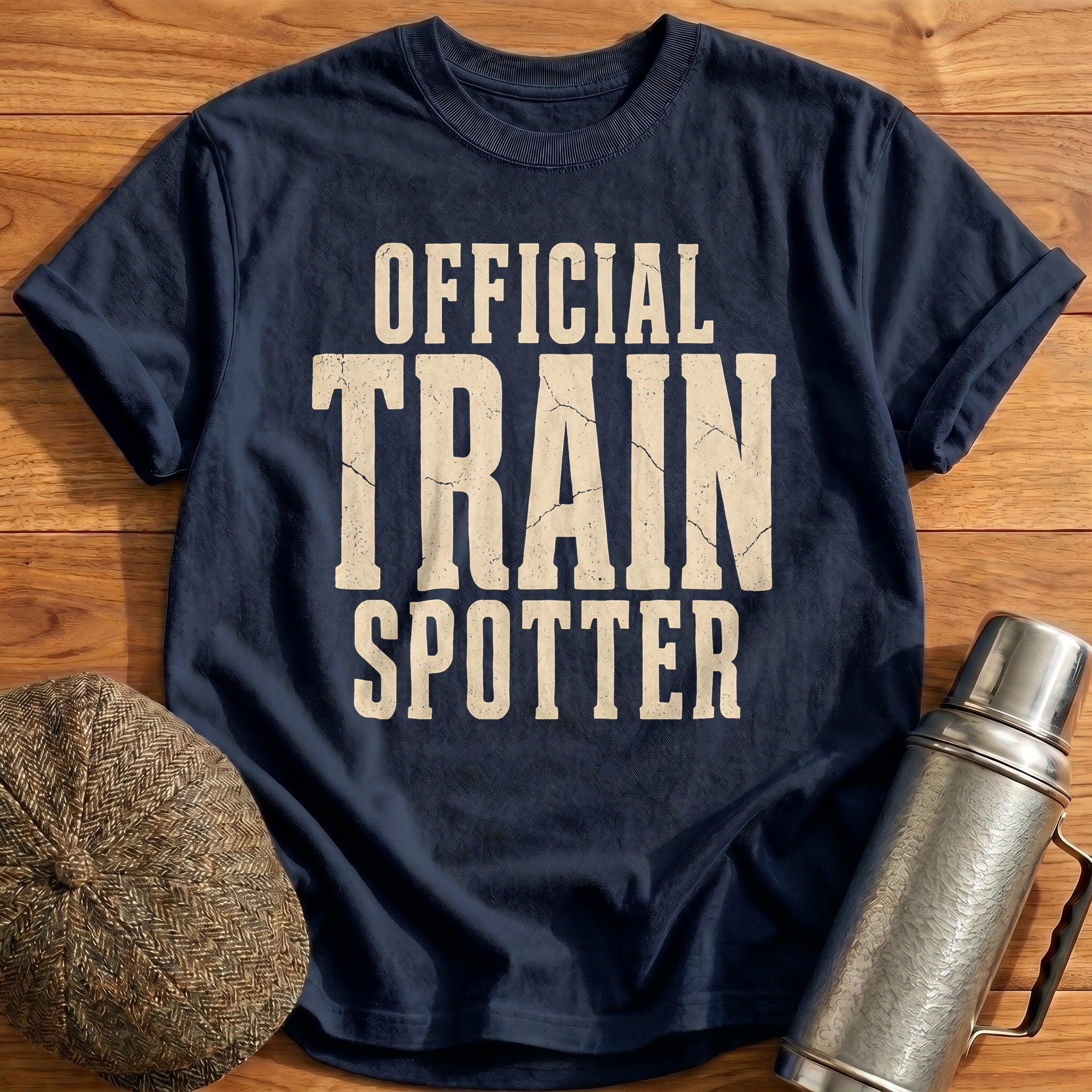 Train Spotter Vintage - Navy