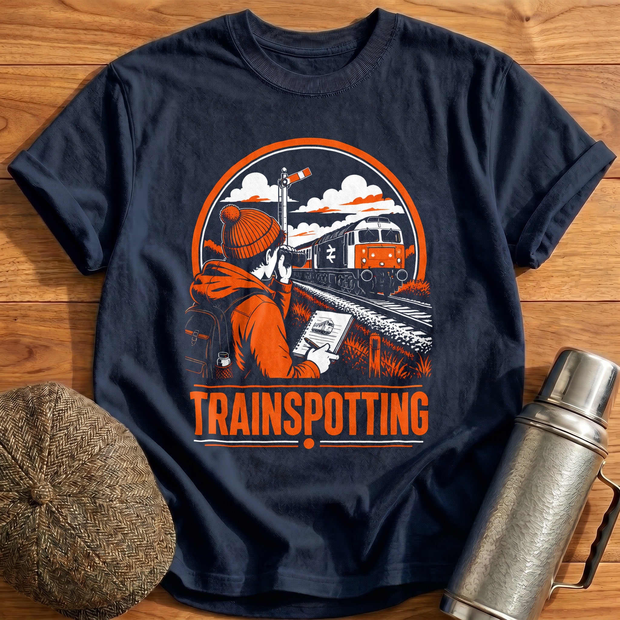 Trainspotting 10 T-Shirt - Navy