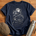 Vintage Trains Lightning Moon - Navy
