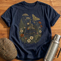 Wildflower & Steam T-Shirt - Navy