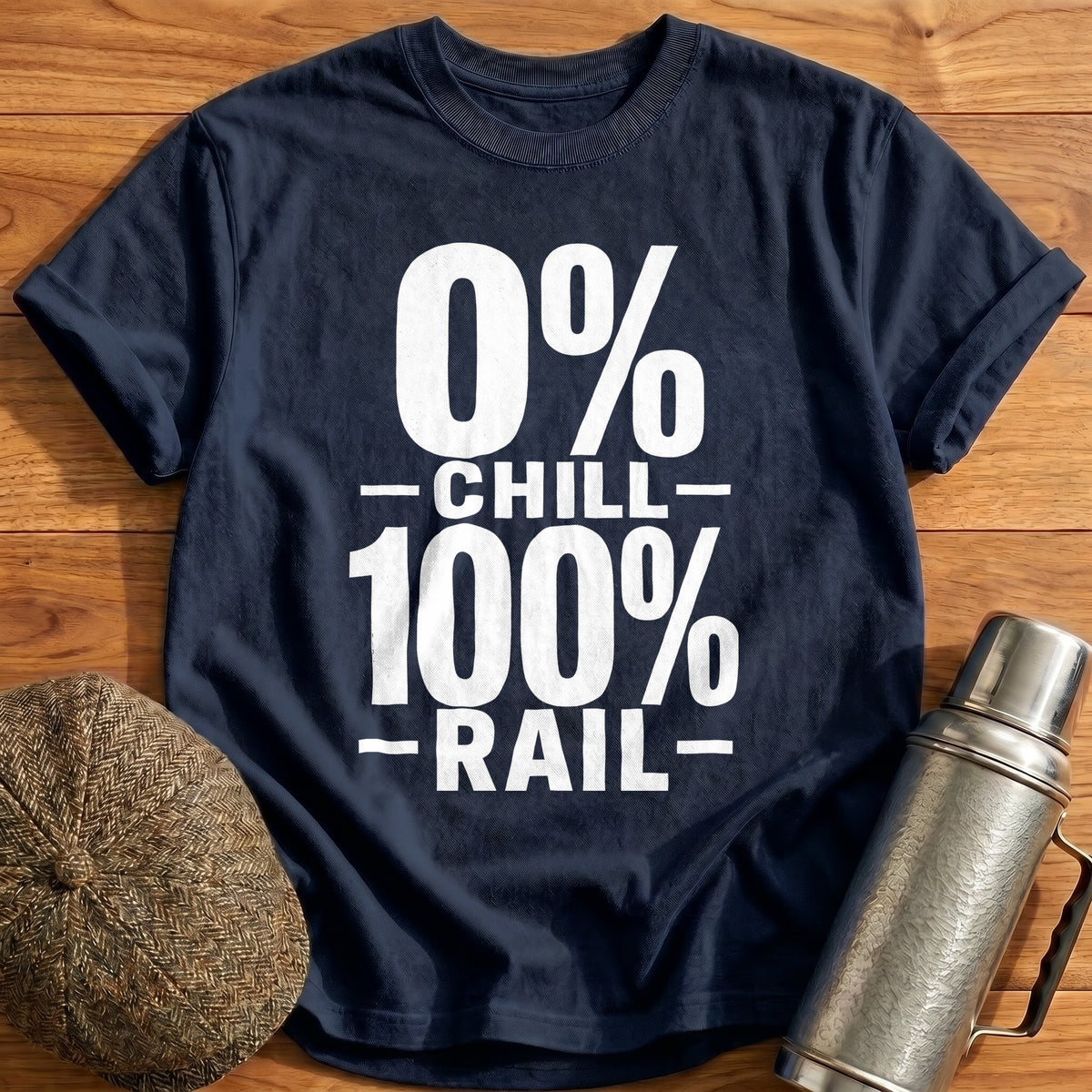 Zero Chill 100 Percent Rail 61 T-Shirt - Navy