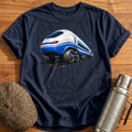 Bullettrain Rear34 T-Shirt - Navy