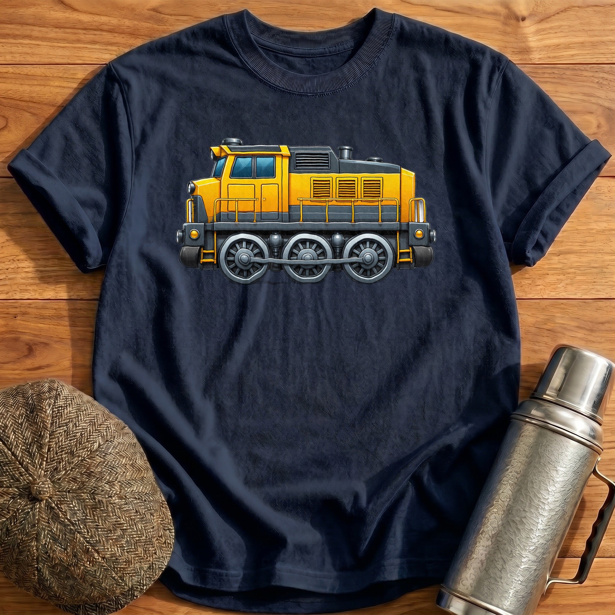 Dieselloco Side T-Shirt - Navy