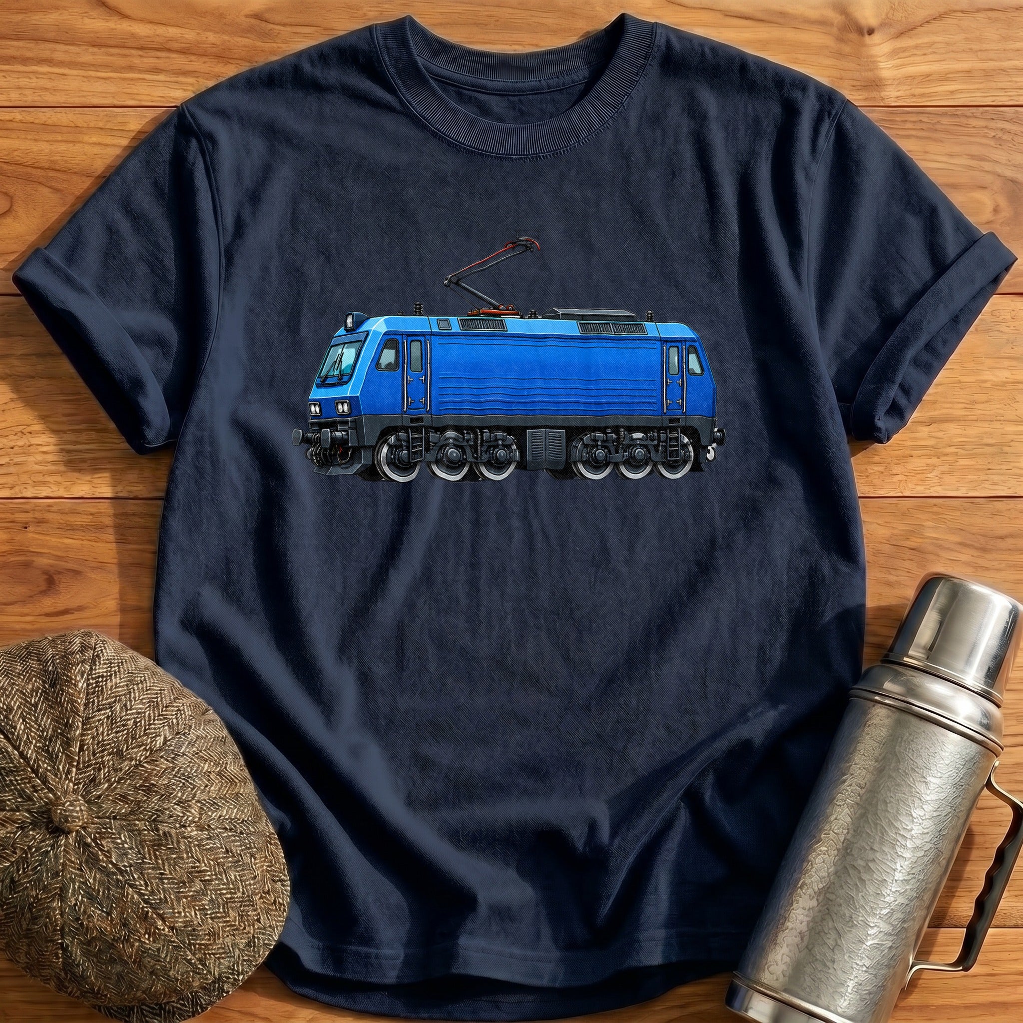 Electricloco Side T-Shirt - Navy