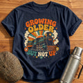 Growing Older Groovy T-Shirt - Navy