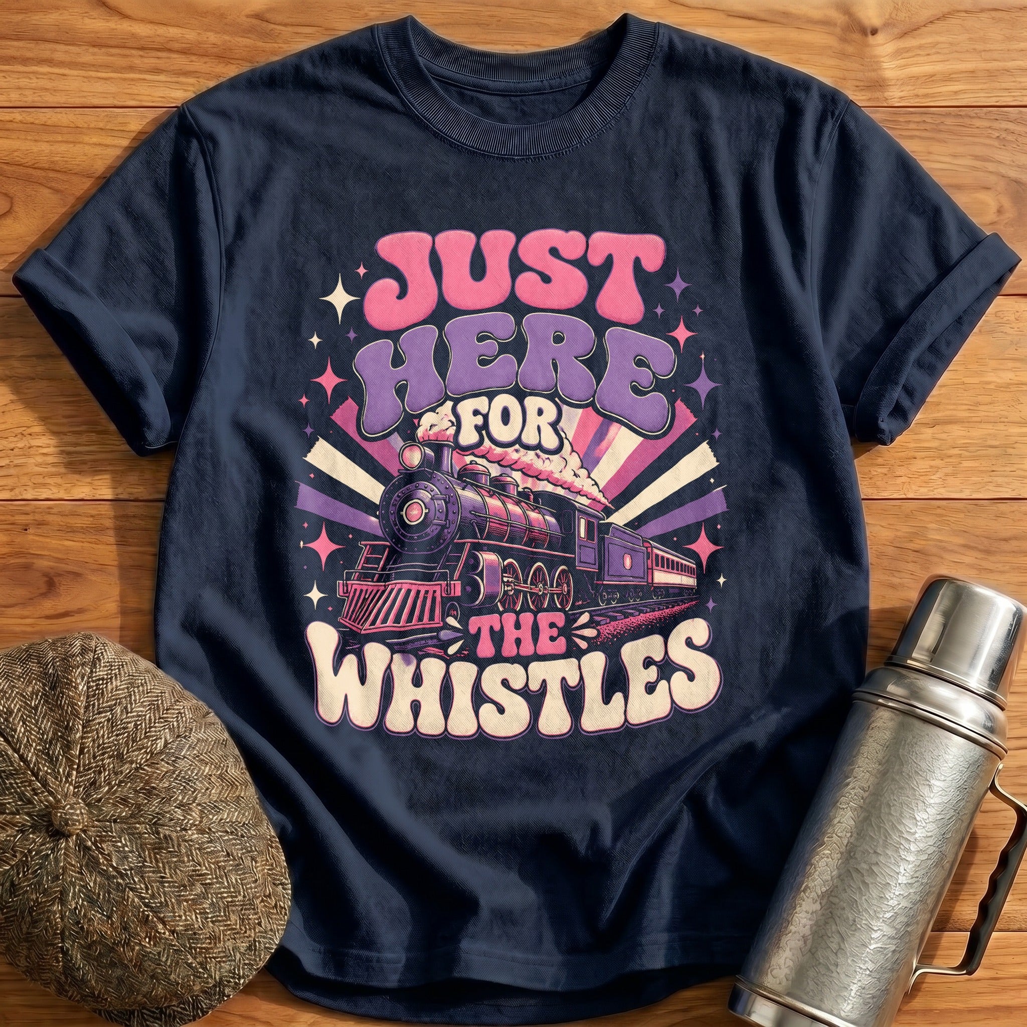 Just Here for the Whistles II T-Shirt - Navy