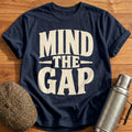 Mind the Gap Type T-Shirt - Navy