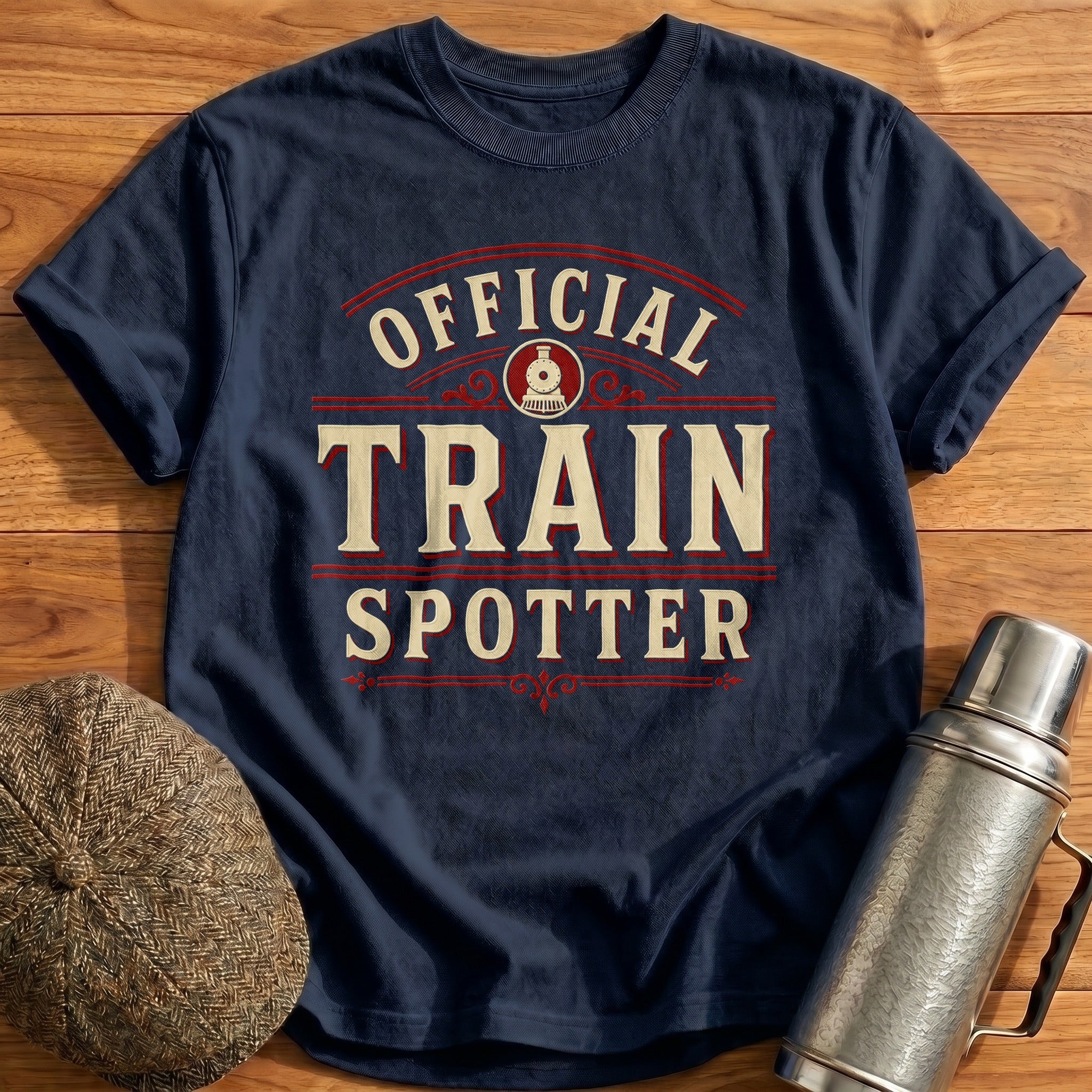 Official Train Spotter T-Shirt - Navy