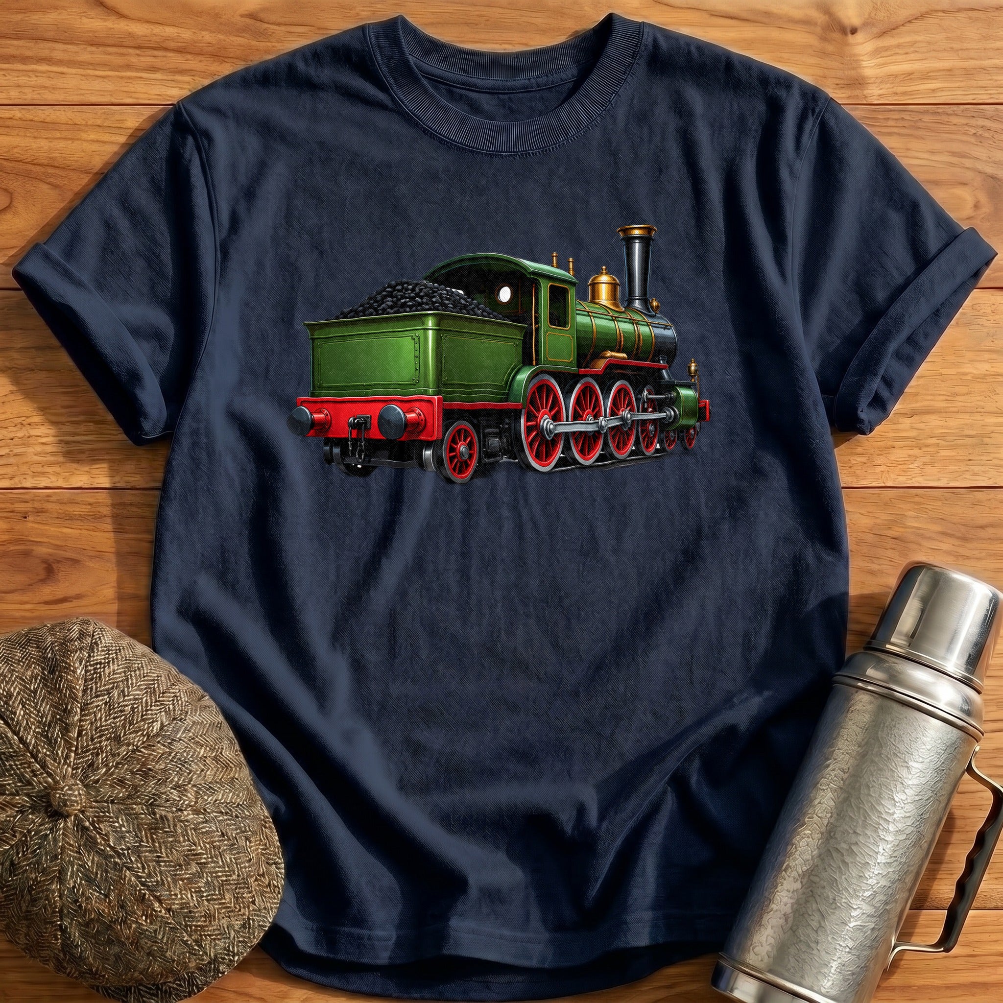 Steamloco Rear34 T-Shirt - Navy