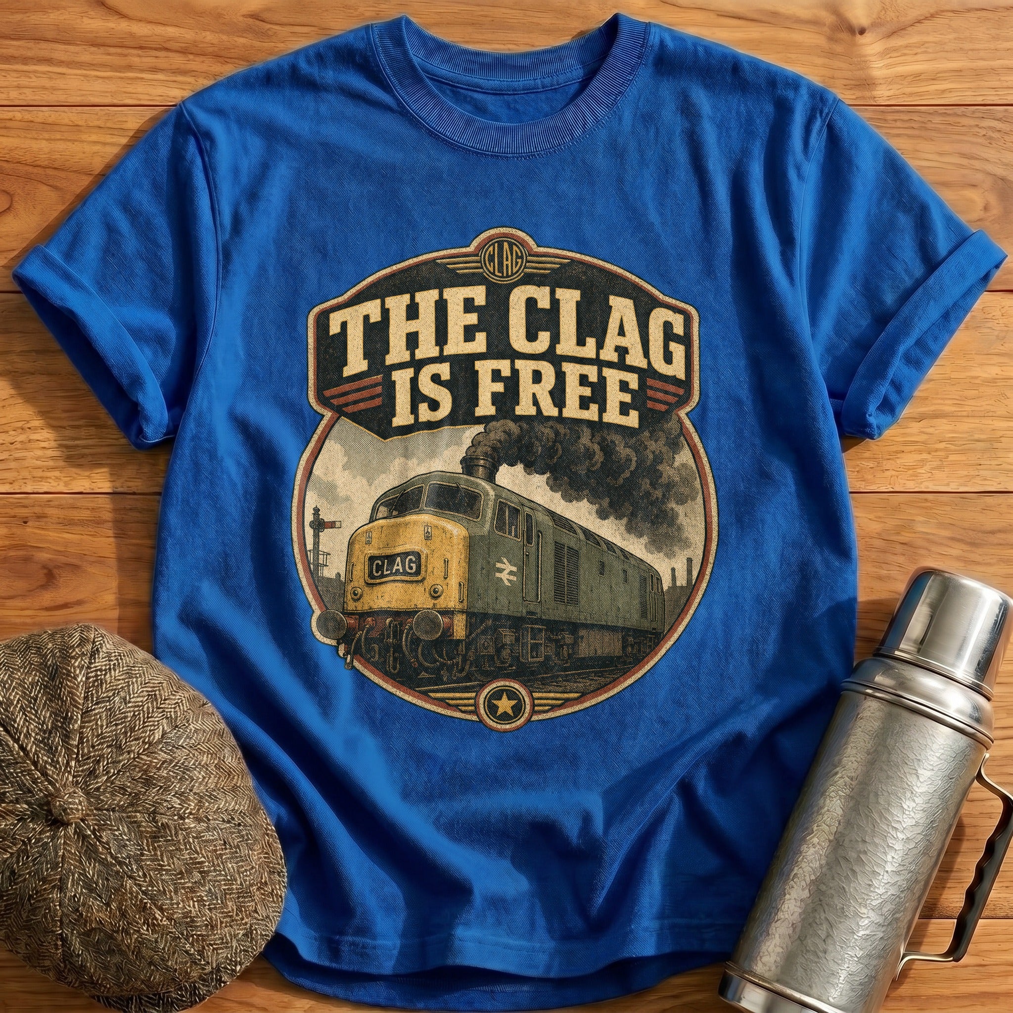 The Clag is Free T-Shirt - Royal