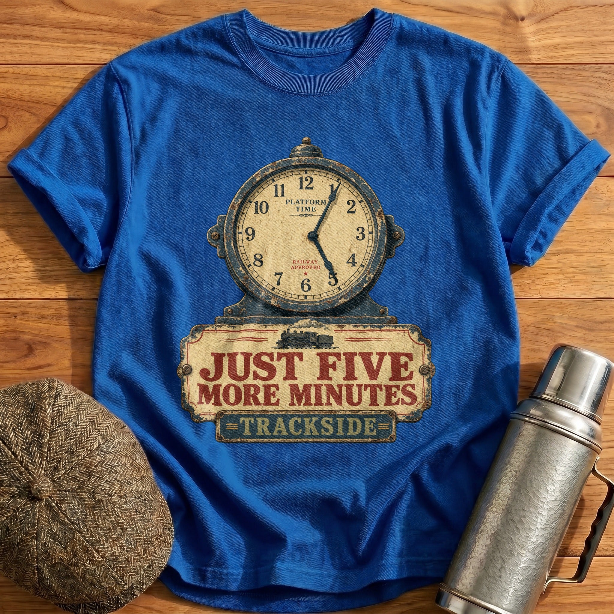 Just Five More Minutes T-Shirt - Royal