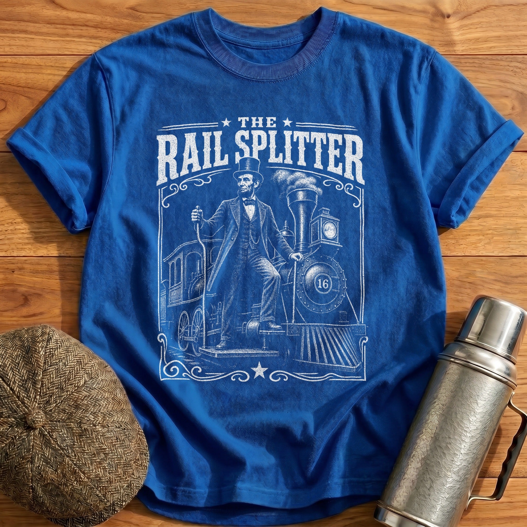 The Rail Splitter T-Shirt - Royal