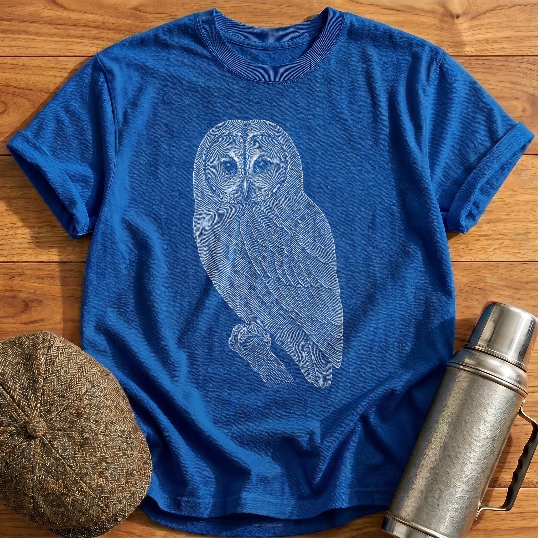 Tawny Owl T-Shirt - Royal