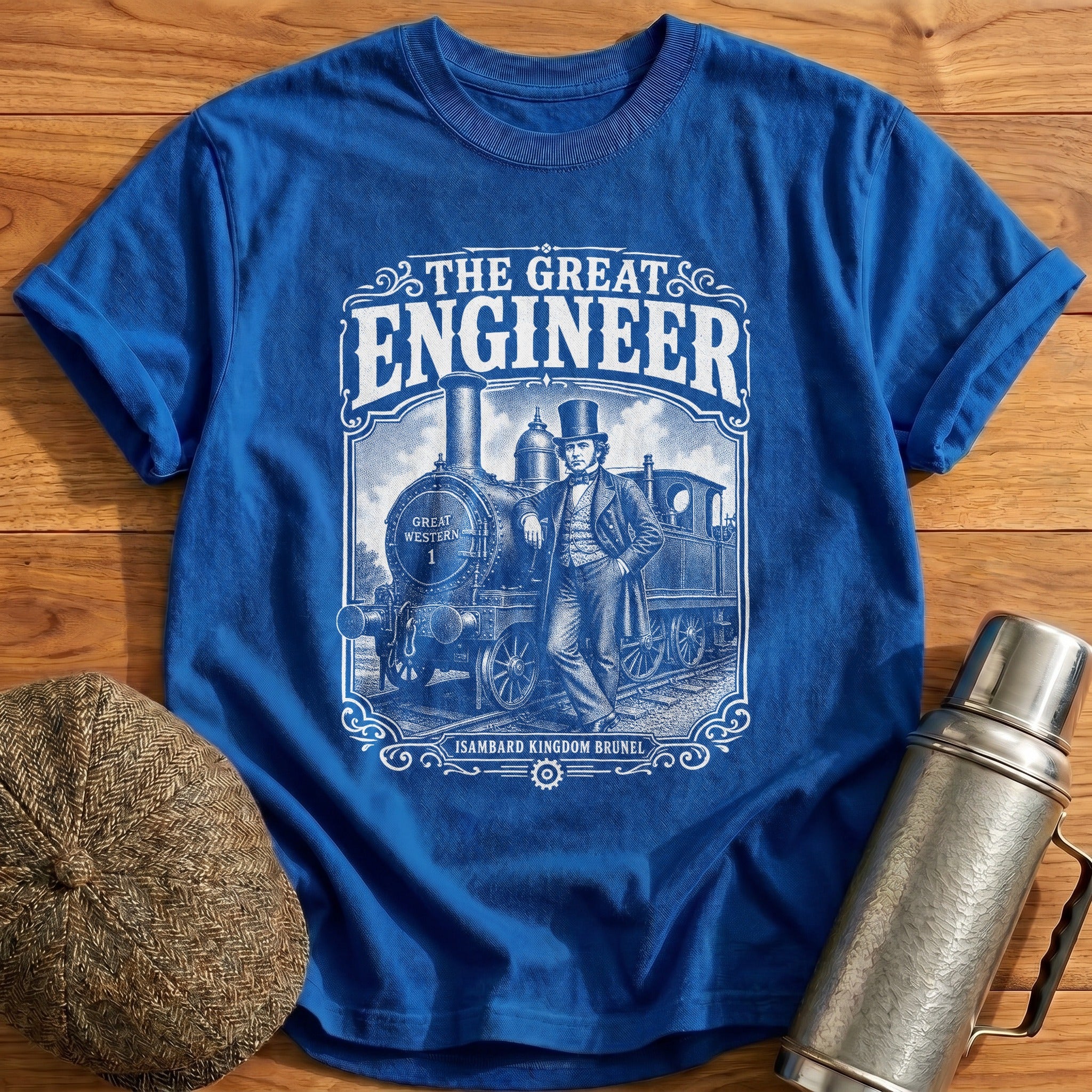The Great Engineer T-Shirt - Royal