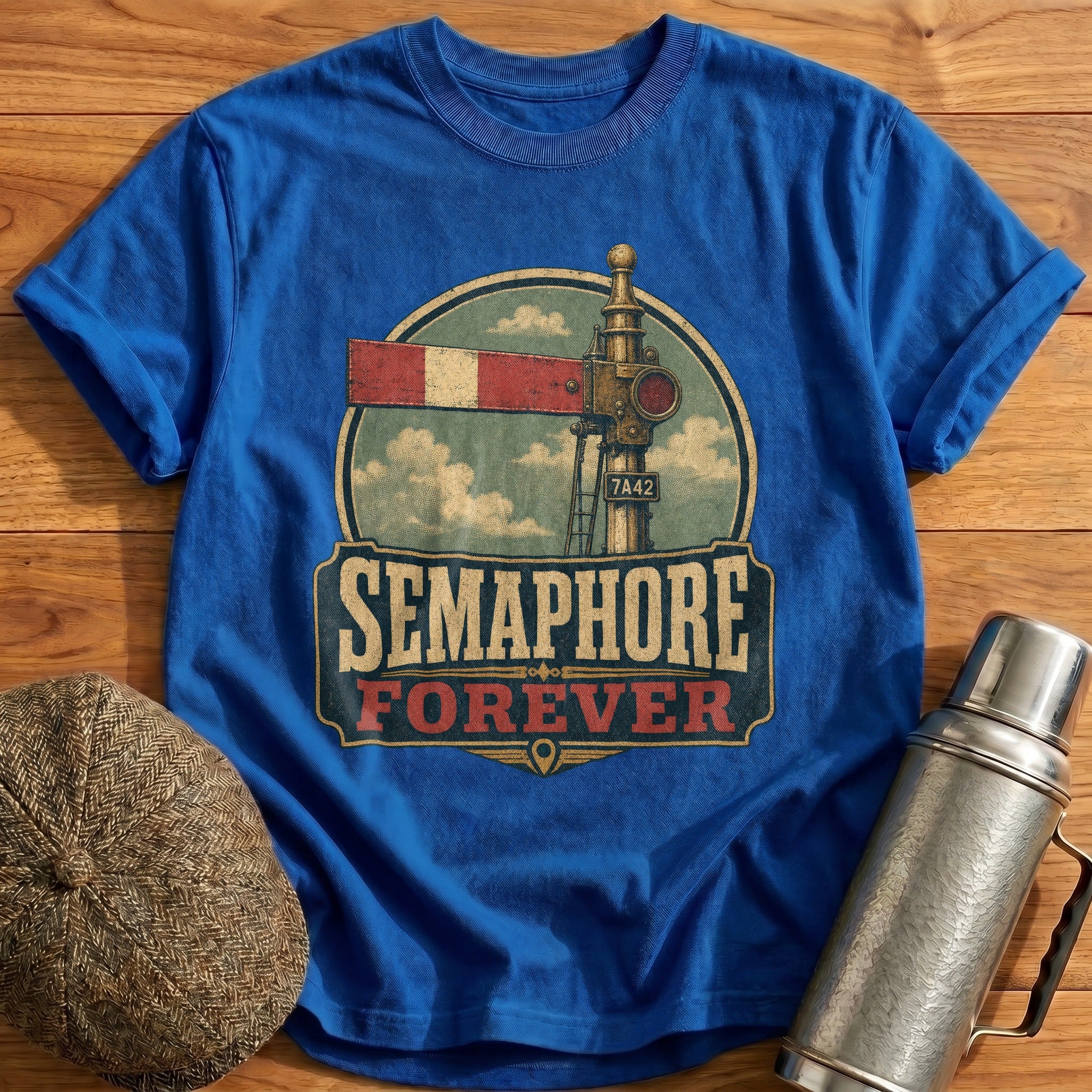 Semaphore Forever T-Shirt - Royal