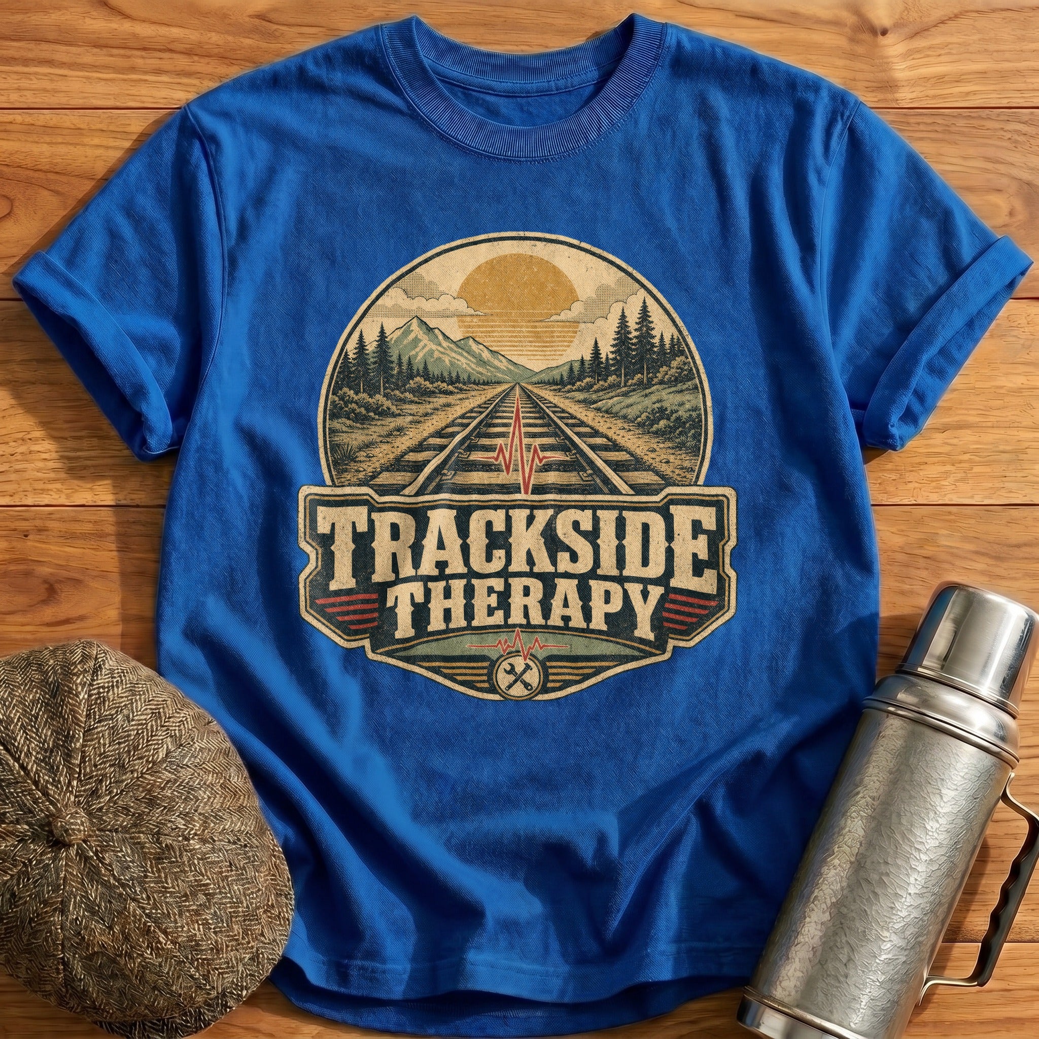 Trackside Therapy T-Shirt - Royal