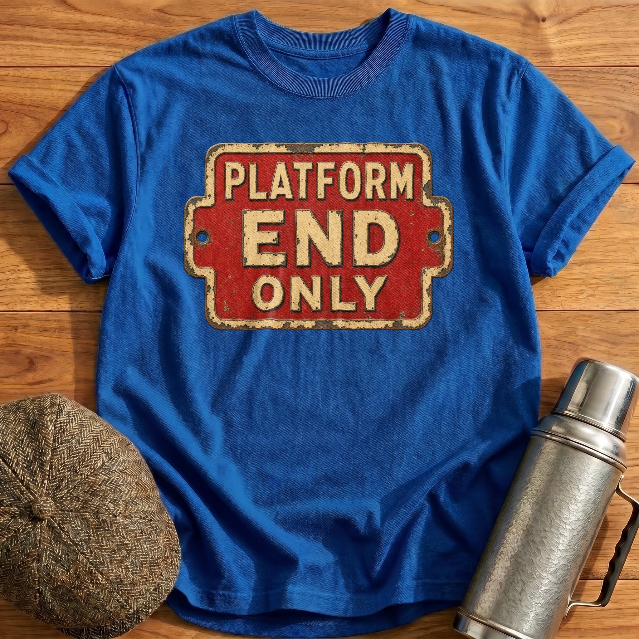 Platform End Only T-Shirt - Royal