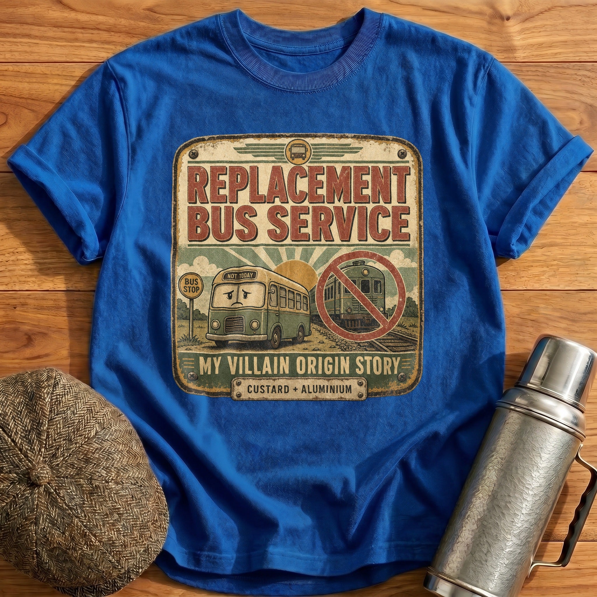 Replacement Bus Service T-Shirt - Royal