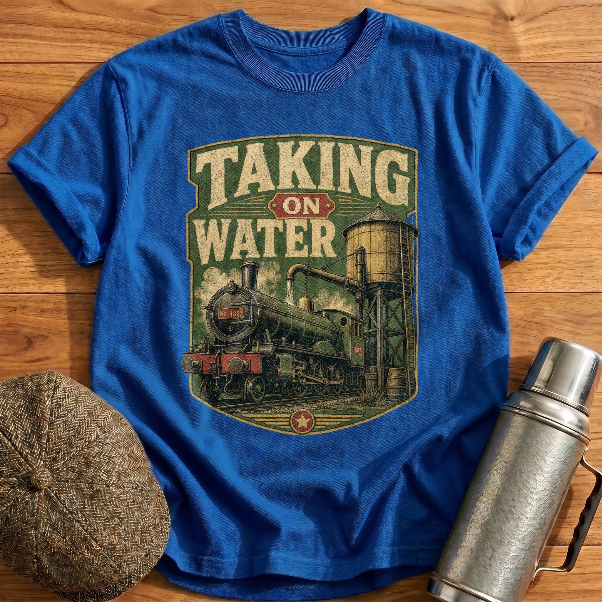 Taking on Water T-Shirt - Royal