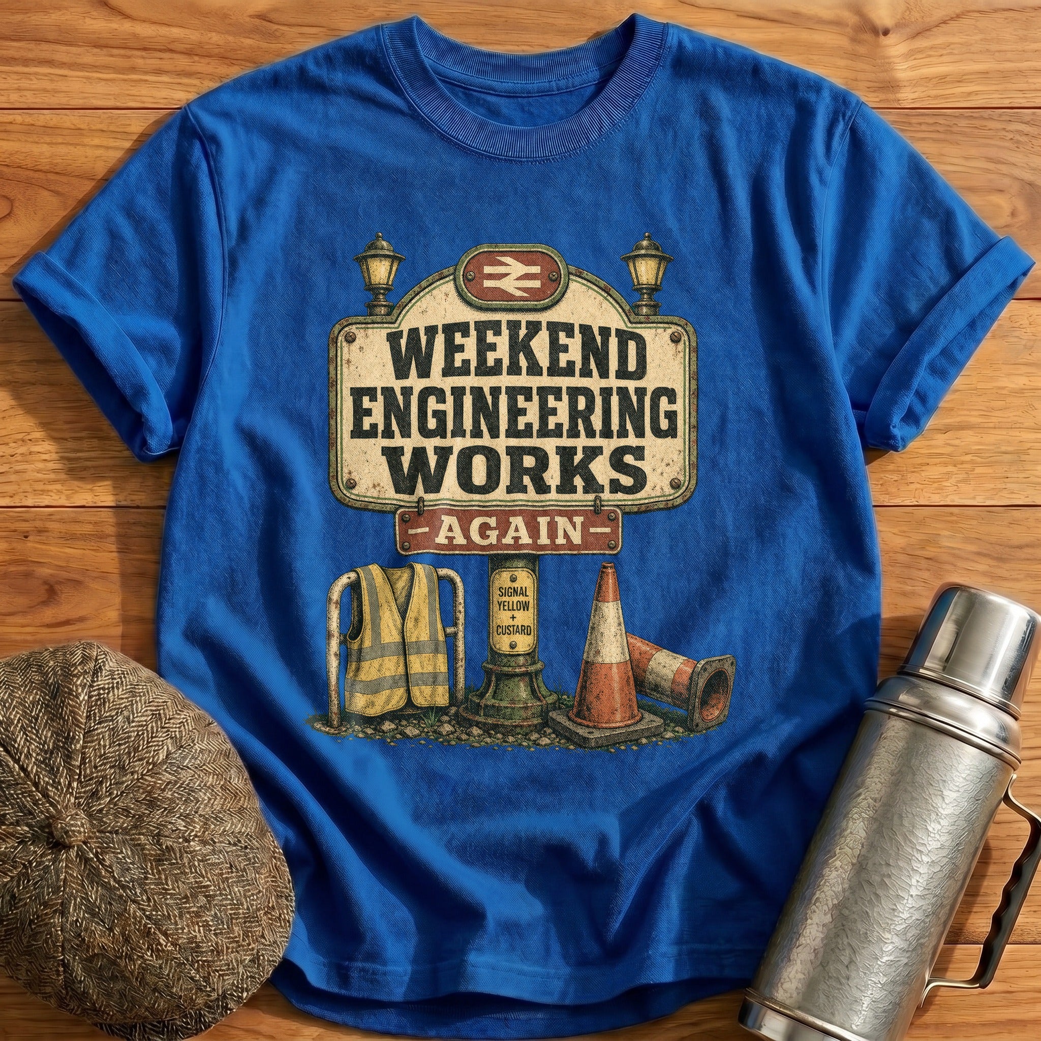Weekend Engineering Works T-Shirt - Royal