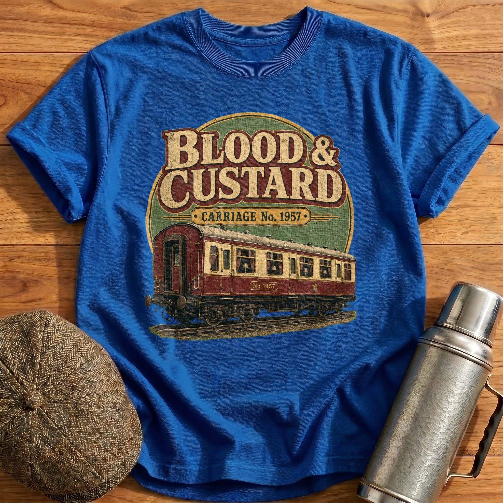 Blood & Custard T-Shirt - Royal
