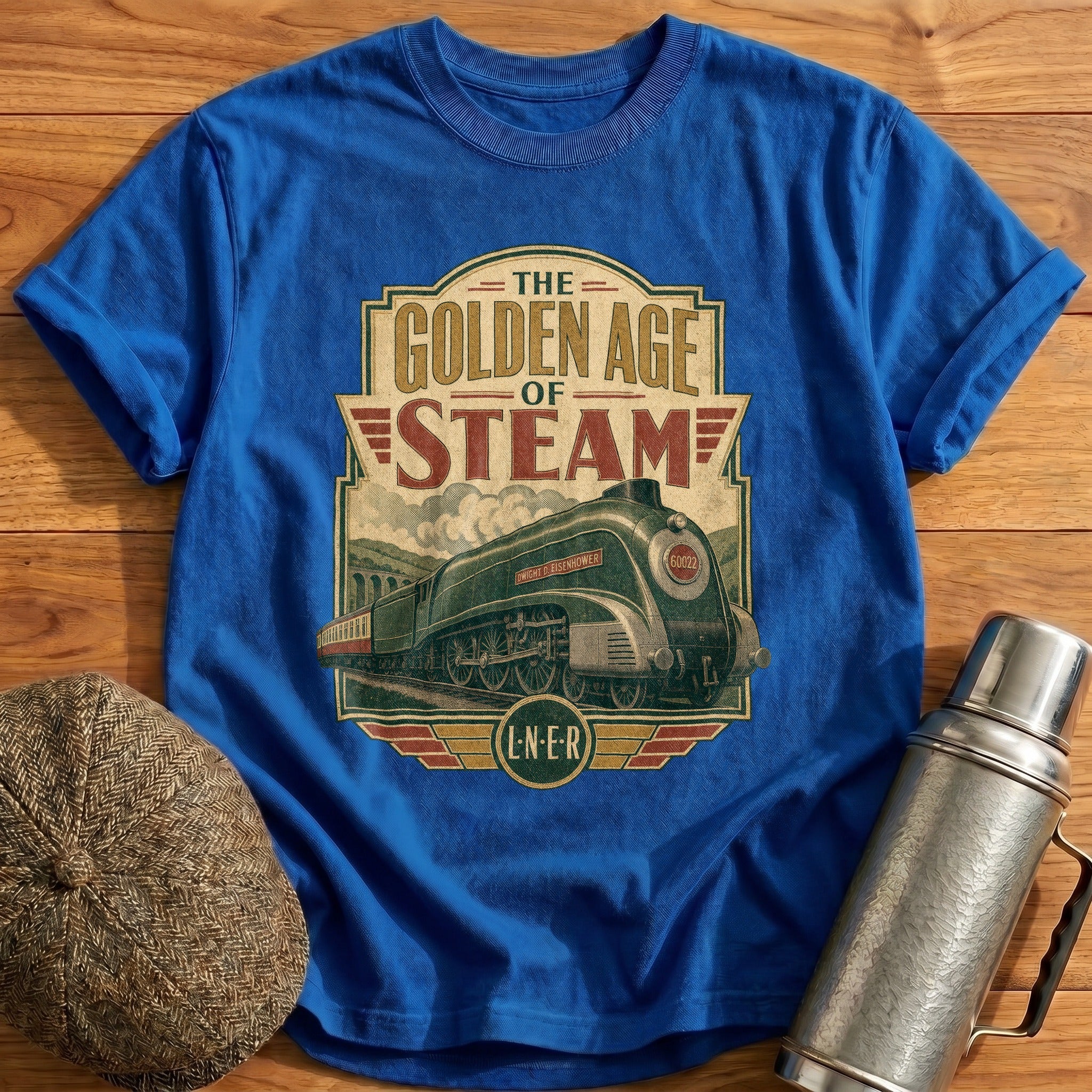 The Golden Age of Steam II T-Shirt - Royal