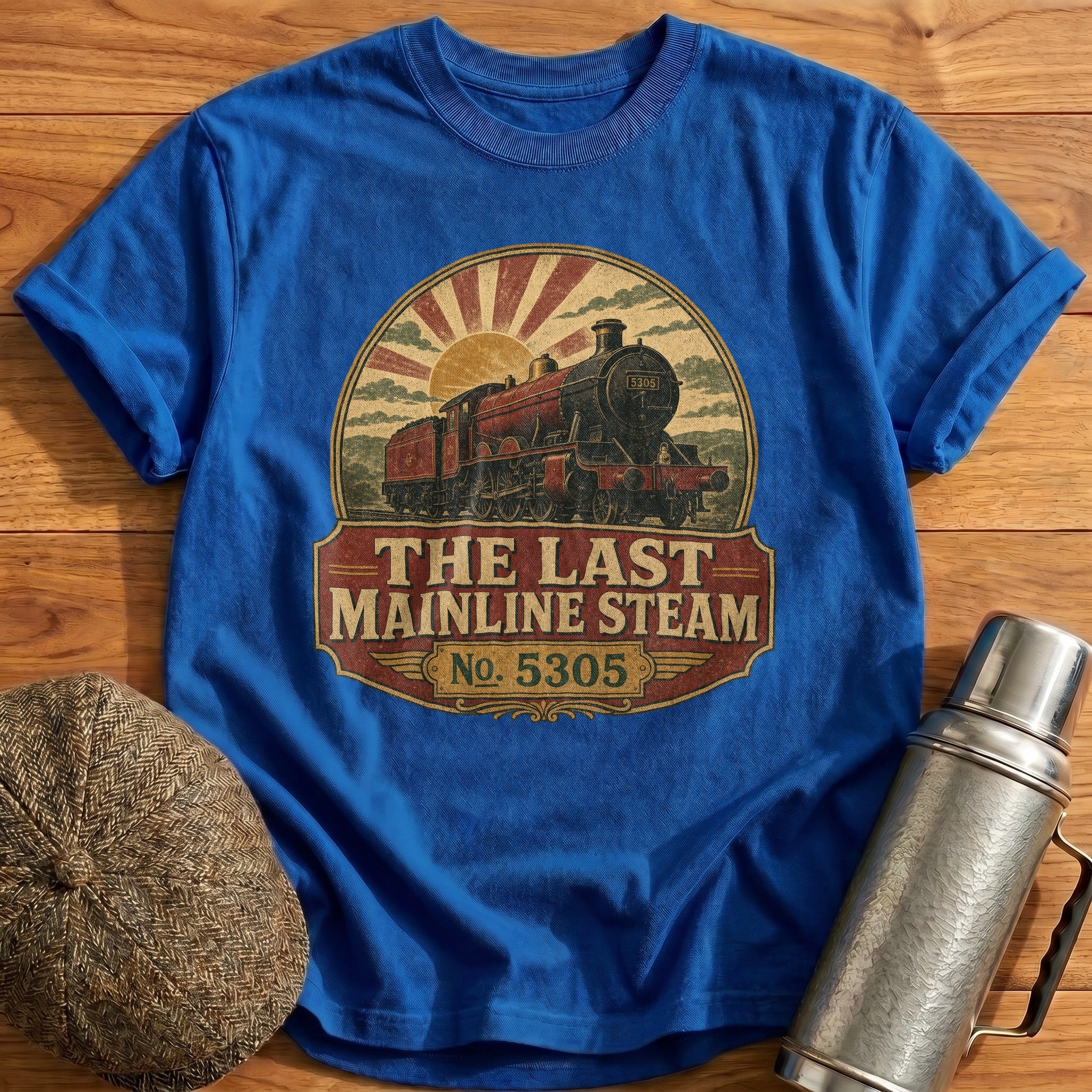 The Last Mainline Steam T-Shirt - Royal