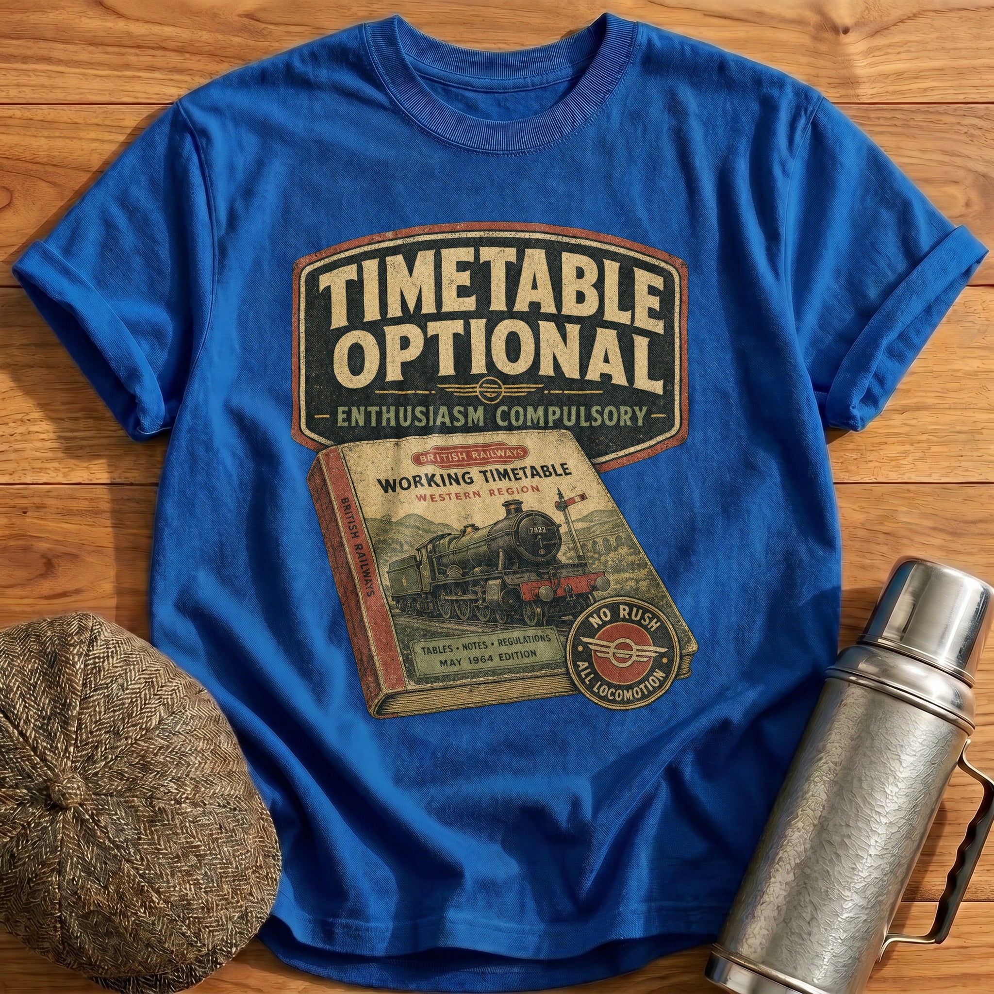 Timetable Optional T-Shirt - Royal